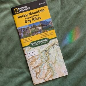 National Geographic Rocky Mountain Day Hikes Map